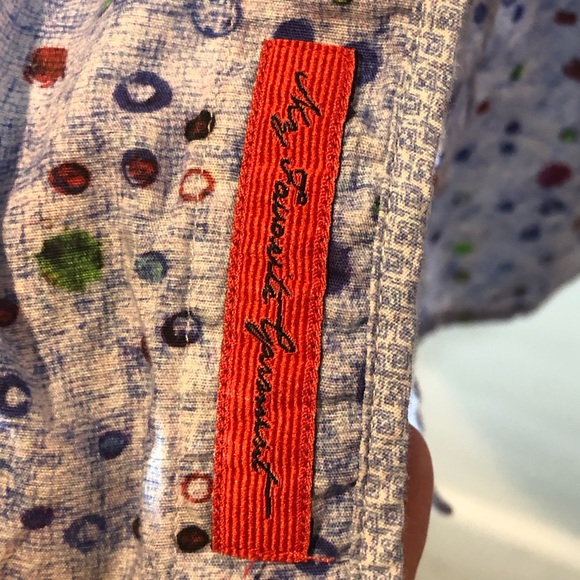 Visconti Black button down size small - Picture 6 of 9